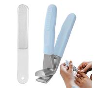 Cortaúñas para ancianos, cabeza angulada, cortaúñas ergonómico para ancianos, cortaúñas de control preciso para viajes, dormitorio, viajes de negocios, hogar