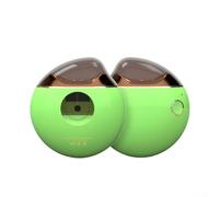 Cortaúñas para bebé con batería recargable por USB y colector de restos de uñas integrado para un uso seguro (verde fluorescente)