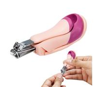 Cortaúñas Para Cuidado Del Bebé,Tijeras con Lupa para Uñas de Manos y Pies - Cortador de Uñas Preciso de Acero Inoxidable para Niños, Niñas y Adultos