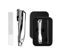 Cortaúñas para cuidado del hogar con cabezal, Silver A | Cortador de metal curvo para uso de almacenamiento de mantenimiento de uñas de los pies