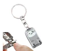 Cortauñas Para Dedos - Cortaúñas Portátil Llavero Gatos - Herramientas Antideslizantes Uñas para Hombre Mujer Niños | Para Viajes Diarios Oficina Hogar Auto Bolso Para Mujeres Y Niños