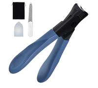 Cortaúñas para hombre, mandíbula ancha ergonómica, recortador de uñas, cortador de dedos para adultos mayores, hogar, aseo y viajes