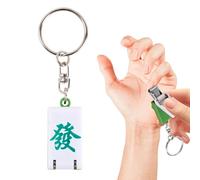 Cortauñas para llavero, cortaúñas plegable, cortador de uñas plegable Mahjong, cortador de uñas de acero inoxidable, cortador de uñas portátil para viajes