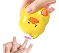 Cortaúñas para niños - Lima de seguridad con diseño de 3 velocidades, 6 cabezales de lijado y luz LED, cortaúñas eléctrico silencioso - Hombres Mujeres Mayores uñas de manos y pies manicura