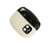 Cortaúñas para personas - Cortaúñas Pro Smart y cortaúñas eléctrico 2 en 1 - Estructura de ABS y acero inoxidable de 8,8 x 7,6 cm | Pantalla digital y luz LED para un cuidado seguro de la pedicu