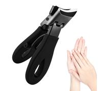 Cortaúñas para personas mayores con uñas gruesas: cortaúñas inclinadas de acero inoxidable 8 ×? centímetros | cuchillas anchas biseladas, alta capacidad de corte, mango antideslizante, duradero | uñas