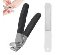 Cortaúñas para personas mayores, cortaúñas de cabeza en ángulo | Recortador de uñas diagonal ergonómico para personas mayores | Sacapuntas de uñas con diseño de cabeza en ángulo para dormitorios, viaj