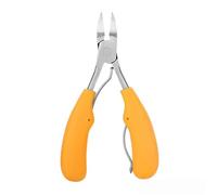 Cortaúñas para uñas encarnadas, podología, corrección de cutículas, corte pedicura, manicura, mano, pie, herramienta para el cuidado de la piel muerta (amarillo)
