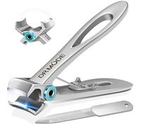 Cortaúñas para uñas gruesas con apertura de mandíbula de 15 mm de ancho, cuchilla curvada afilada, cortaúñas de los pies, cortaúñas de los pies