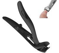Cortaúñas para uñas gruesas, con mango largo y mordaza ancha, con cabezal angular ergonómico para personas mayores, ideal para uñas difíciles, hombres, mujeres, jóvenes y mayores