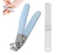 Cortaúñas para uñas gruesas, cortaúñas ergonómico - Cortaúñas ergonómico para personas mayores | Herramienta para cortar uñas con mango ergonómico para el hogar, viajes, dormitorios y viajes de negoci
