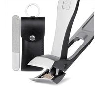 Cortaúñas para uñas gruesas, personas mayores, grande, plateado