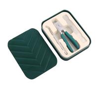 Cortaúñas para uso femenino - Cortaúñas de borde biselado con cuchara - Herramienta de manicura anchas mandíbulas antisalpicaduras para hombres mujeres casa viaje