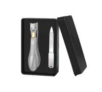 Cortauñas Pies Nail Cutter Alicate Cortauñas Alicates Uñas Pies Corta Uñas Adulto Profesional Gruesas Mango Largo Acero Inoxidable Evite Que Salpiquen Las Virutas De Las Uñas Kit (9x1.4cm,silver)