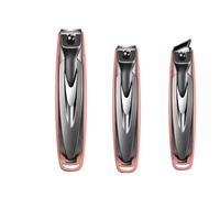 Cortauñas Pies Nail Cutter Alicate Cortauñas Alicates Uñas Pies Corta Uñas Adulto Profesional Uñas Gruesas Kit Anti-salpicaduras De Uñas Portátil Acero Inoxidable (pink,7x1.7cm)