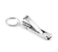 Cortaúñas plegable, cortaúñas de acero inoxidable para hombre, cortadores de uñas gruesos portátiles, ultra delgado, plegable, bloqueo de seguridad, cortador de apertura de mandíbula ancha con lima