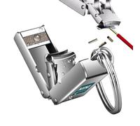 Cortaúñas plegable, pequeña herramienta de manicura en formato de bolsillo, tijeras para uñas de viaje y llavero, para niños, adultos, ancianos, hombres, cuidadores, mujeres y ancianos