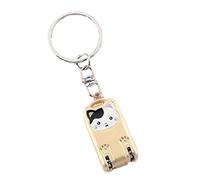 Cortaúñas portátil de gatito para manicura, herramientas de antideslizantes para uñas, uñas de los pies, uso diario, hogar, oficina, coche, viajes, bolso al aire libre, llavero para mujeres y