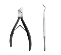 Cortaúñas profesional grueso y encarnado para hombres y personas mayores, recomendado por podólogos, pedicura profesional