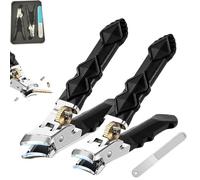 Cortaúñas Profesional para Uñas Gruesas, Ergonómico con Apertura Extra Ancha en Acero Inoxidable, Recortador de Alta Resistencia para Pies y Manos(1set)