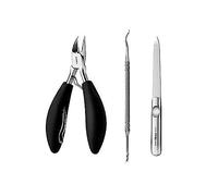 Cortaúñas RIMEI para podólogo, juego de cortaúñas profesional de acero inoxidable grueso y encarnado, cortaúñas para pedicura, cortaúñas, cortaúñas afilado con mango largo cómodo