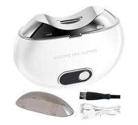 Cortaúñas Safe Baby - Cortaúñas con pantalla digital LCD, cortaúñas eléctrico automático, cortador de uñas, 3 velocidades y almacenamiento de cortaúñas, carga USB, adecuado para bebés y niños