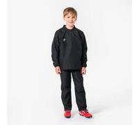 CORTAVIENTO IMPERMEABLE DE RUGBY NIÑO - SMOCKTOP JR NEGRO 161-172cm14-15A