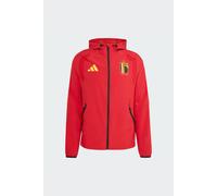 ADIDAS PERFORMANCE Chaqueta de entretiempo 'Belgium Tiro Travel Full Zip' amarillo / rojo / negro M amarillo / rojo / negro