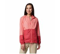 Columbia - Cortavientos con capucha Flash Forward™ II - Rojo - Talla S - Mujer