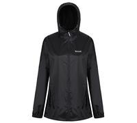 Regatta Pack-it III Chaqueta con Capucha Impermeable, Transpirable, Sin Forro Y Ligera Jackets Waterproof Shell, Mujer, Black, 22