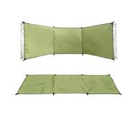 Cortavientos Para Playa Pantalla de privacidad for exteriores, resistente al viento, for pared, playa, carpa, cortina, estufa barbacoa, equipo viaje portátil, cuadrado(Type a beige 300*140cm (square))