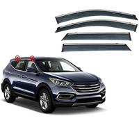 Cortavientos Ventana Coche para Hyundai Santa FE IX45 2013-2018 Deflectores de Aire Deflectores de Viento Deflectores de Aire Antilluvia