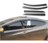 Cortavientos Ventana Coche para Hyundai Sonata DN8 2020 2021 2022 Deflectores de Aire Deflectores de Viento Deflectores de Aire Antilluvia