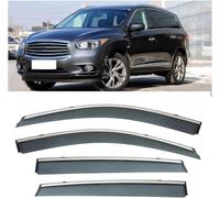 Cortavientos Ventana Coche para Infiniti JX35 2013 Deflectores de Aire Deflectores de Viento Deflectores de Aire Antilluvia