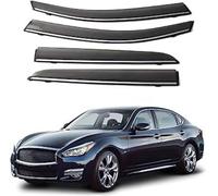 Cortavientos Ventana Coche para Infiniti Q70 M25L 2015-2019 Deflectores de Aire Deflectores de Viento Deflectores de Aire Antilluvia