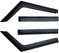 Cortavientos Ventana Coche para Jeep Wrangler JK JL 2007-2025 Deflectores de Aire Deflectores de Viento Deflectores de Aire Antilluvia
