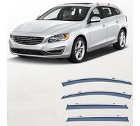 Cortavientos Ventana Coche para Volvo V60 MK1 2011-2017 Deflectores de Aire Deflectores de Viento Deflectores de Aire Antilluvia
