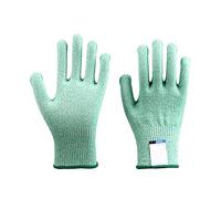 Corte a prueba de punzada resistente alambre metal Guante Cutcher cortes Guantes for Oyster Shucking Fish seguridad jardinería(Groen,XX-Large)