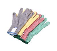 Corte a prueba de punzada resistente alambre metal Guante Cutcher cortes Guantes for Oyster Shucking Fish seguridad jardinería(4 Pairs,XX-Large)