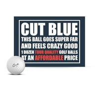 Corte Azul - 4 Piezas uretano Pelota de Golf/docena