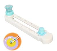 Corte Círculo de Papel Rotatorio, Cortadora de Papel Portátil, Cortador Circular, Suministros para Manualidades, Cuchillo de Corte Redondo, Ajustable para Manualidades y Manualidades