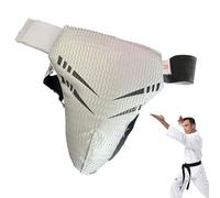 Corte de la ingle - 110-145 cm de piel sintética de poliéster ABS, contra golpes, ergonómico de la ingle atlética, escudo de seguridad de alta densidad | de combate spor