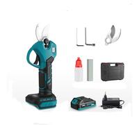 Corte-Ranches Eléctricos Inalámbricos, Cortacésped Eléctrico 30 Mm, Hoja Forjada De Acero De Alto Carbono, Se Puede Utilizar En Muchos Tipos De Jardines, Parques, Tijeras De Jardín, Etc