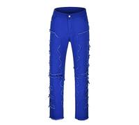 Corte Slim Fit Pantalon Jeans Termicas Camuflados 2025 Estampados Piel Adolescentes Juvenil Playeros Clásicos Bordados Deslavado Tres Antiguos Gimnasio Chulos IR Caidos Uniform