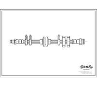 Corteco 19018130 Tubo flexible de frenos