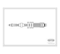 CORTECO Tubo Flexible de Frenos Línea Delantera para Peugeot 406 Coupé 19030284