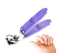 Cortero de uñas en ángulo, Fingernail Clipper,Juego de uñas de de servicio pesado - Clip de la uña de apertura de la mandíbula ancha, recortadora de uñas portátiles para personas mayores, hombres, muj