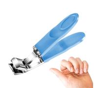 Cortero de uñas en ángulo, Fingernail Clipper | Kit de cuidado de las uñas de servicio pesado - Herramientas de cuidado personal antiesprash antisplash, clip de uñas de los pies para aseo de viajes