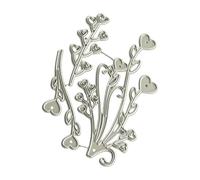 Cortes de flores Stirschen Acero al Carbono Plantillas de Corte de Metal Floral Plantillas para Scrapbooking Tarjetas Álbum Papel Metal Tormentas de corte