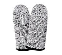 Cortes resistentes a los dedos: la manga del dedo anti-cortada protector de pulgar transpirable Protección de corte de 5 grado, 2x guardias de la punta de los dedos para el trabajo escultura de jardín